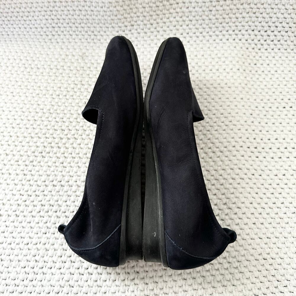 Arche LN Navy Blue Ninolo Nubuck Leather Slip On Comfort Loafer Flats Shoes 40 - Picture 4 of 11